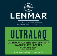 UltraMax® Plus Water White Precatalyzed Lacquer - Dull Rubbed 1D.352