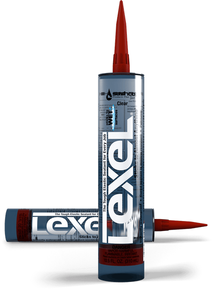 Sashco Lexel Clear 10.5 oz Caulk