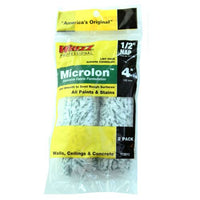 Whizz Microlon Mini Rollers 4" x 1/2"  2 pack