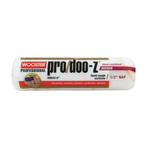 Wooster Pro/Doo-Z Fabric 1/2 in. x 9 in. W Paint Roller Cover 1 pk